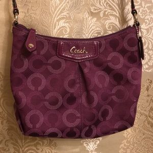 Purple Crossbody Coach Purse